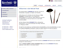 Tablet Screenshot of leonhardy-vp.de